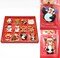 Set of 12 Small Christmas Gingerbread Ornaments. Wizardi Festive Decoration F07-N2-2-W2597